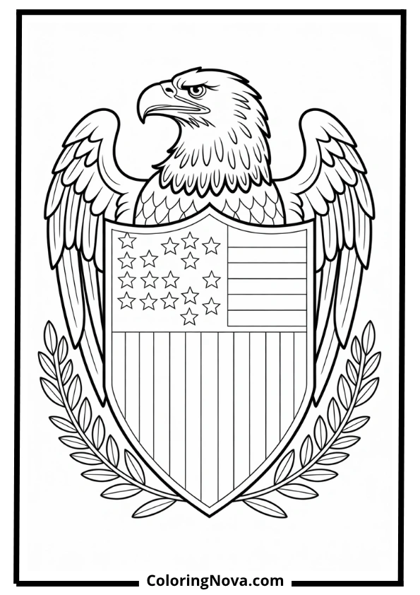 American Shield Emblem