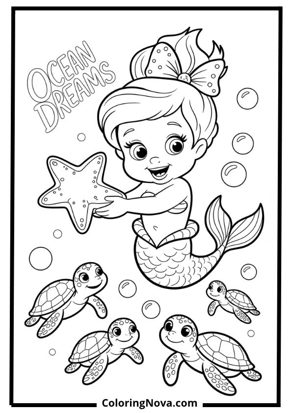 Baby Bow Mermaid