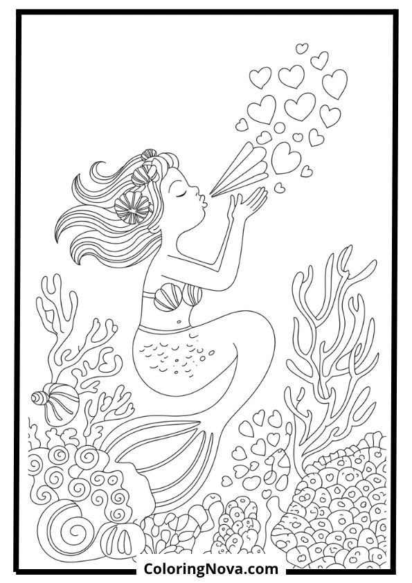 Bubble Heart Mermaid