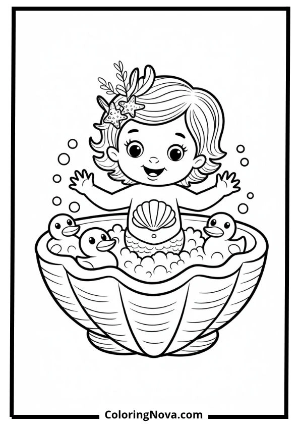 Clamshell Bathtime-knuckles-surfing