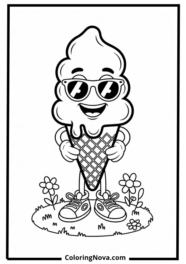 Cool Cone Character