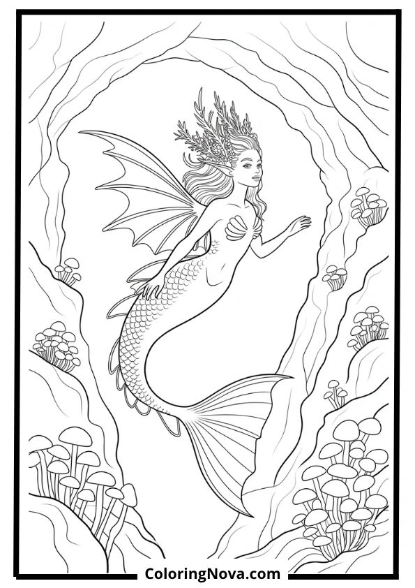 Dragon Cave Mermaid-hoverboard-futuristic