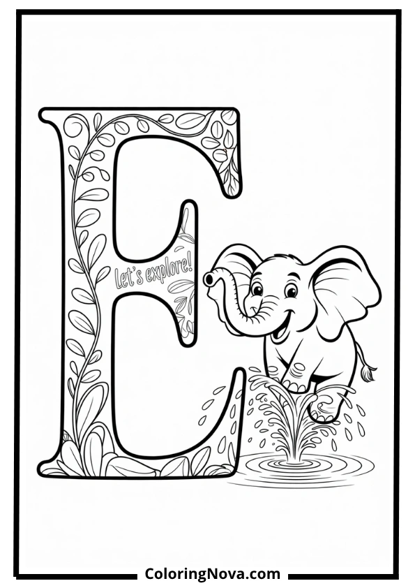 E is for Elephant