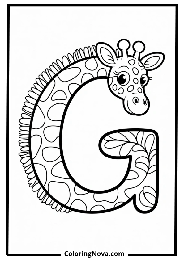 G is for Giraffe