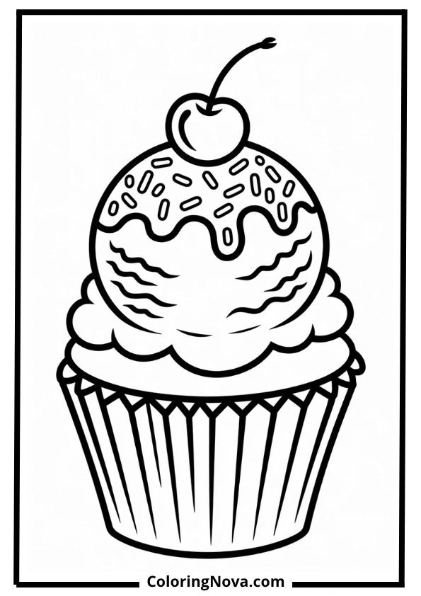 Ice Cream Cupcake Combo