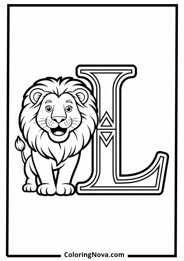 L is for Lion