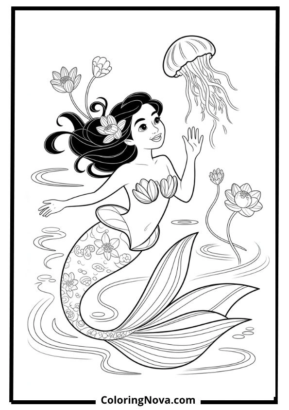 Lotus Lagoon Mermaid-flying-in-sky
