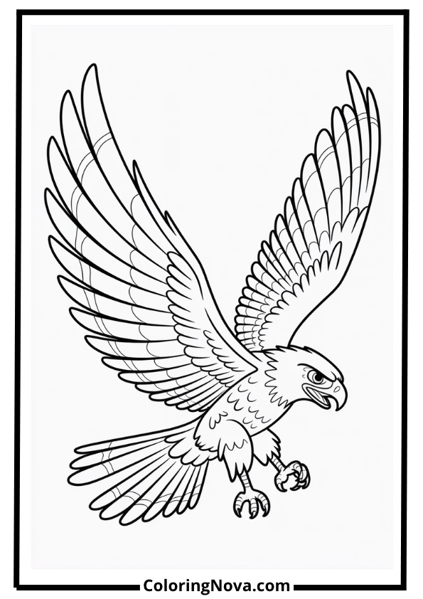 Maui Transforming into Hawk Coloring Page