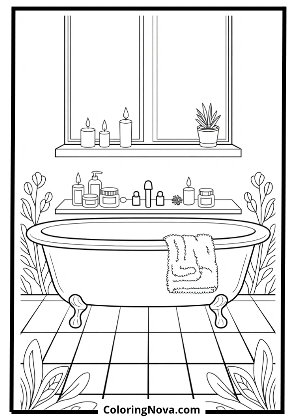 Pastel Bathroom Setup