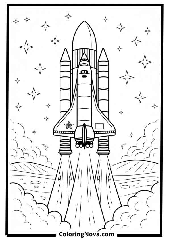 Patriotic Rocket Launch
