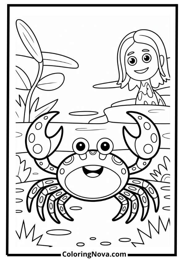 Tamatoa Giant Crab Coloring Page