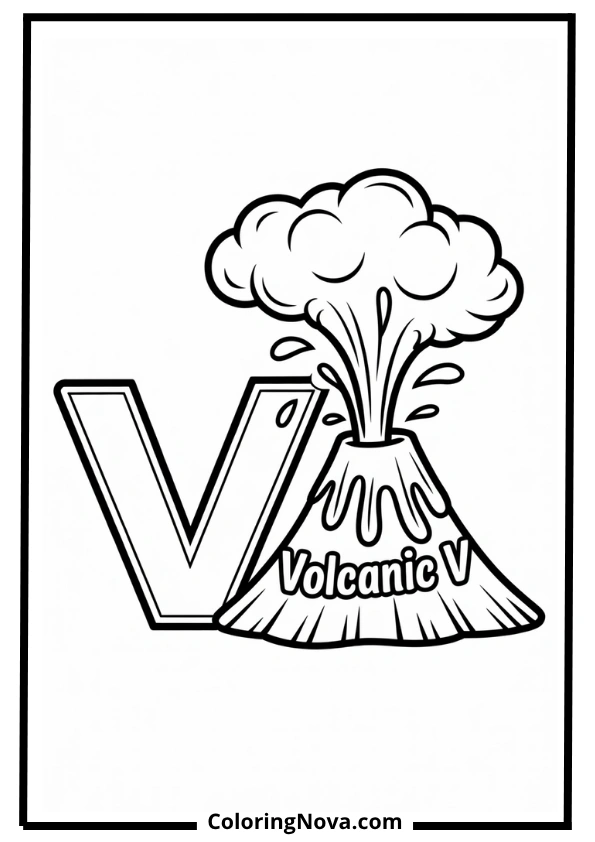 V is for Volcano