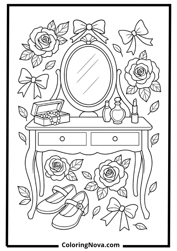Vintage Vanity Table