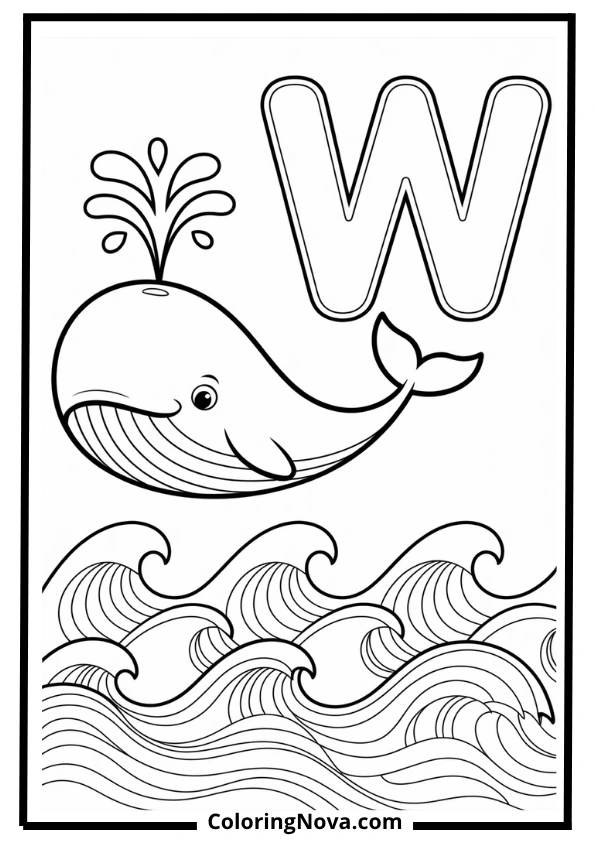 W is for Whale