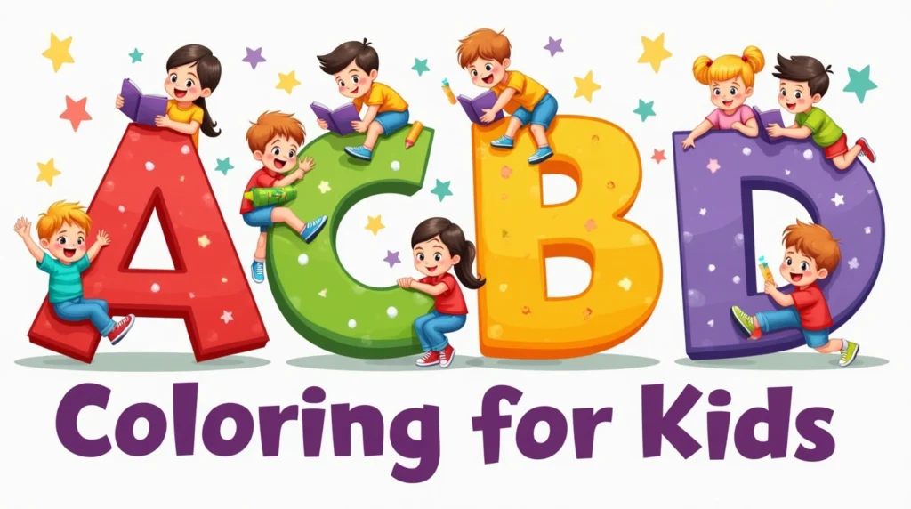 alphabet coloring pages