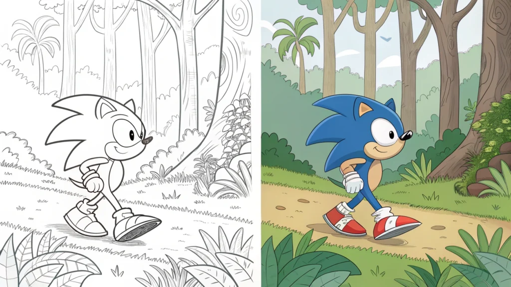 SONIC COLORING