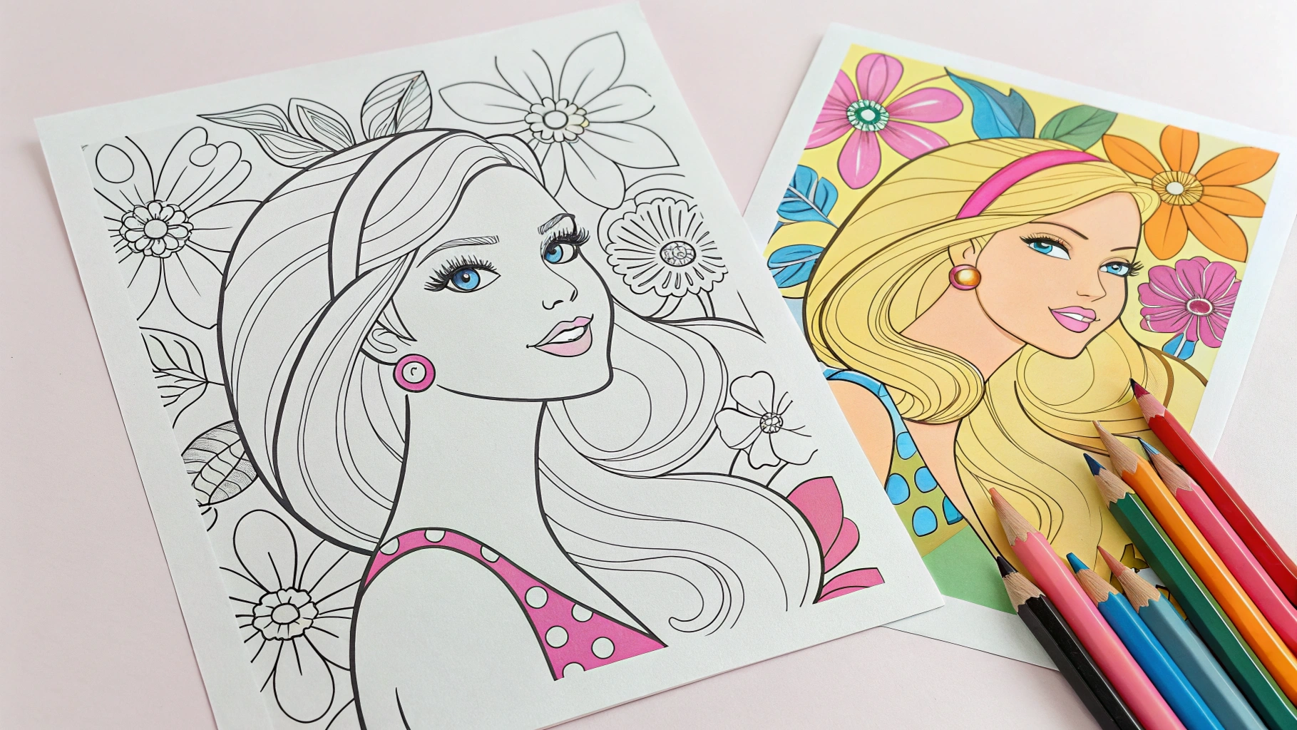 barbie coloring pages