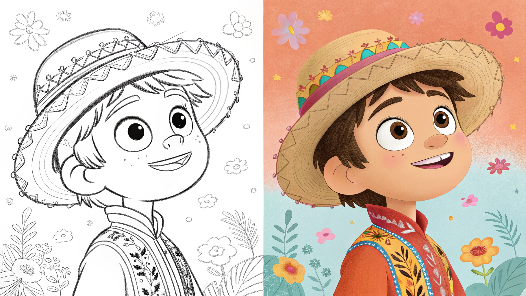 COCO WYO COLORING PAGES