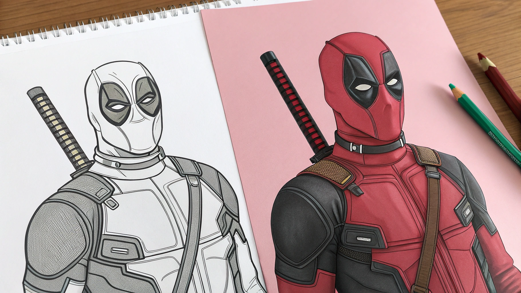 Deadpool Coloring Pages