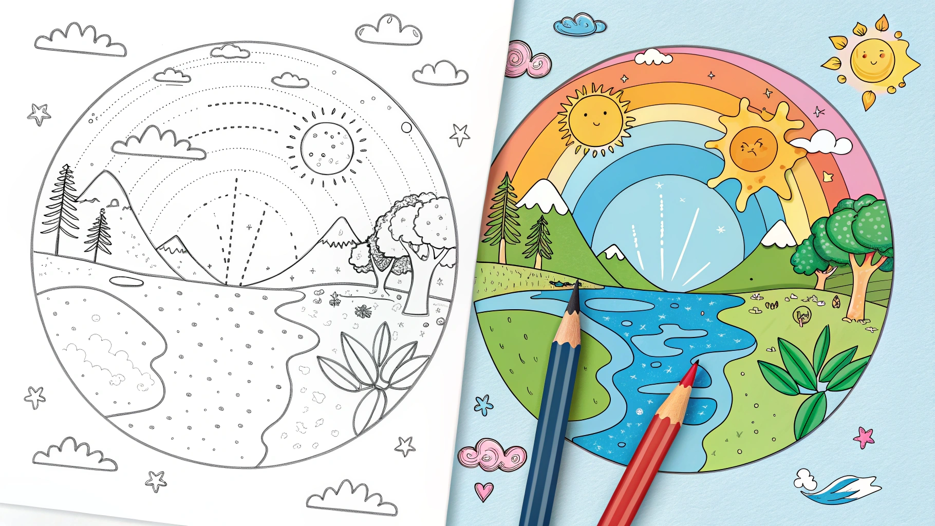 earth coloring pages