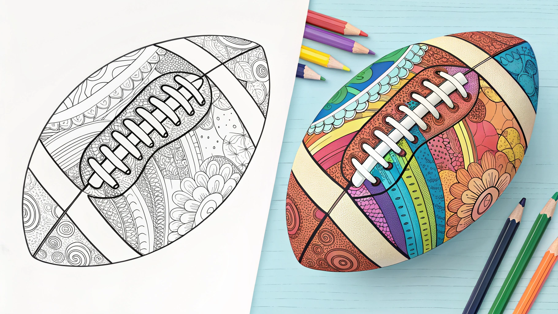 football coloring pages