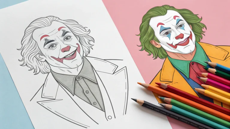 Joker Coloring Pages