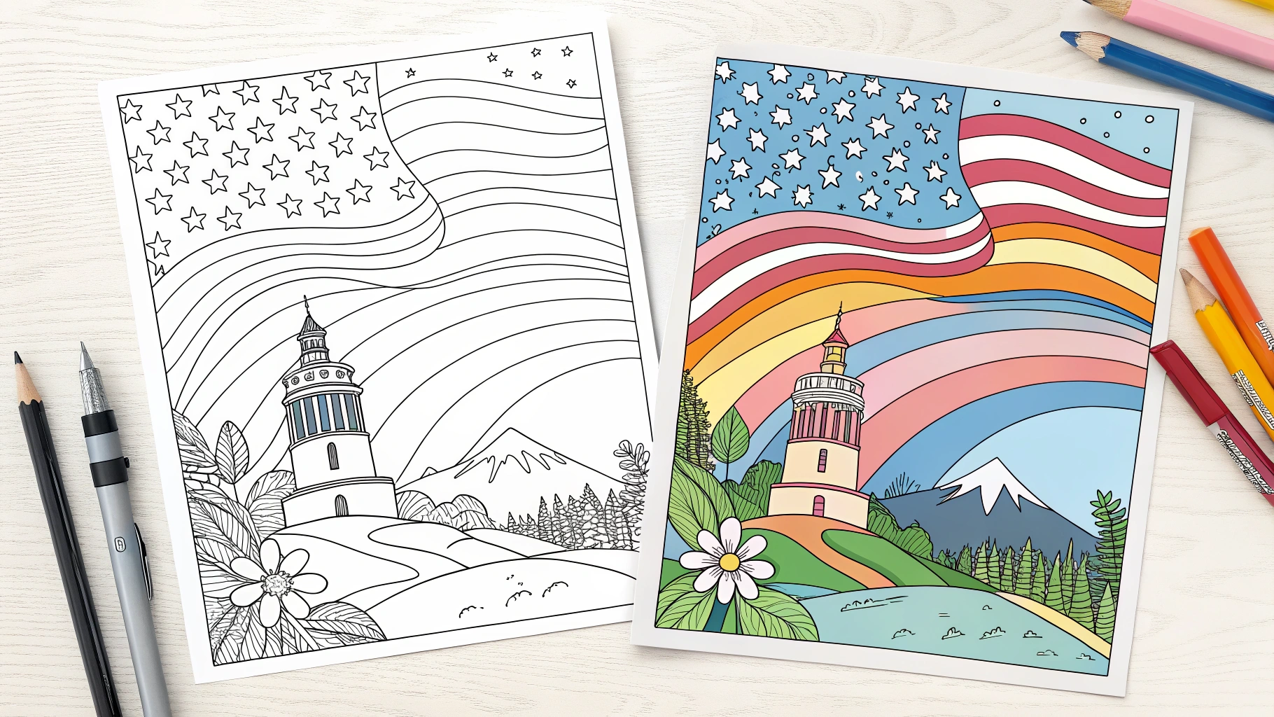 Patriotic Coloring Pages