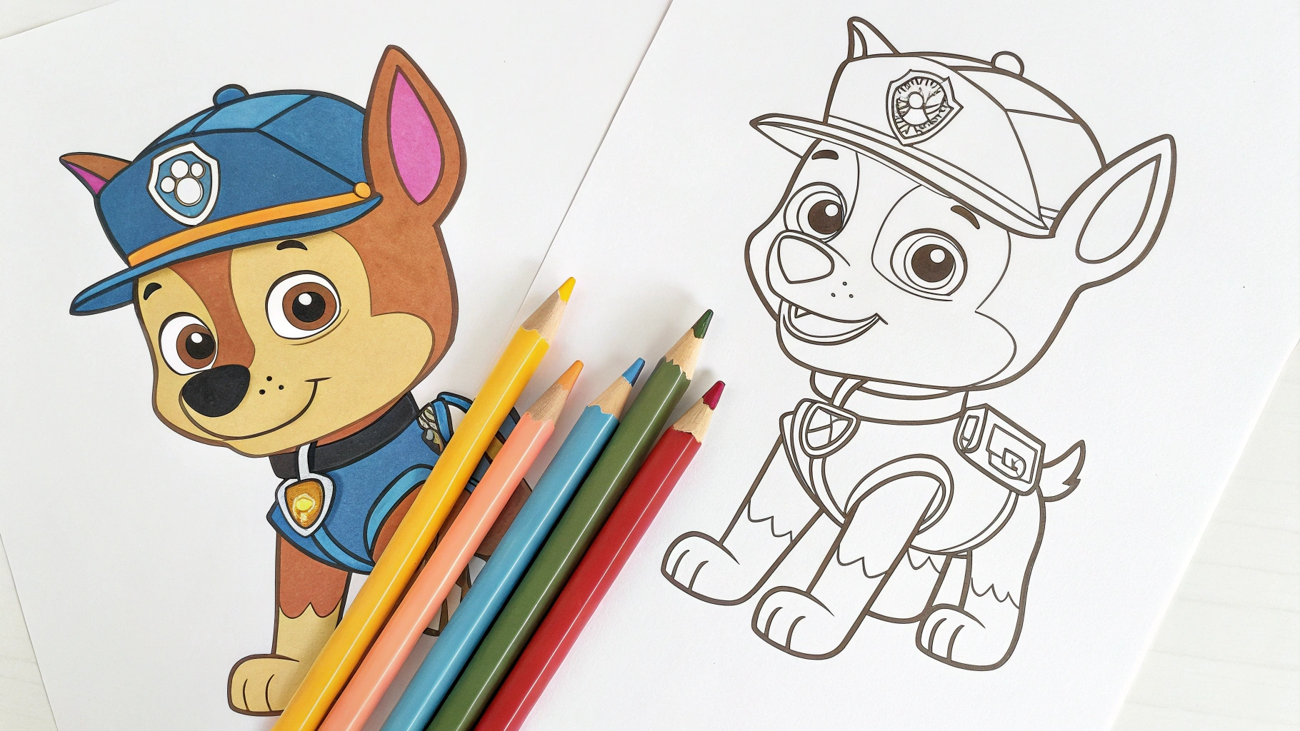 Paw patrol coloring pages
