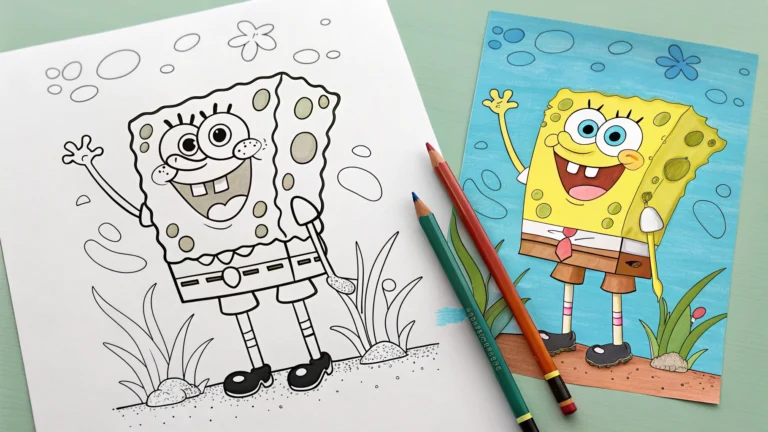 spongebob coloring pages