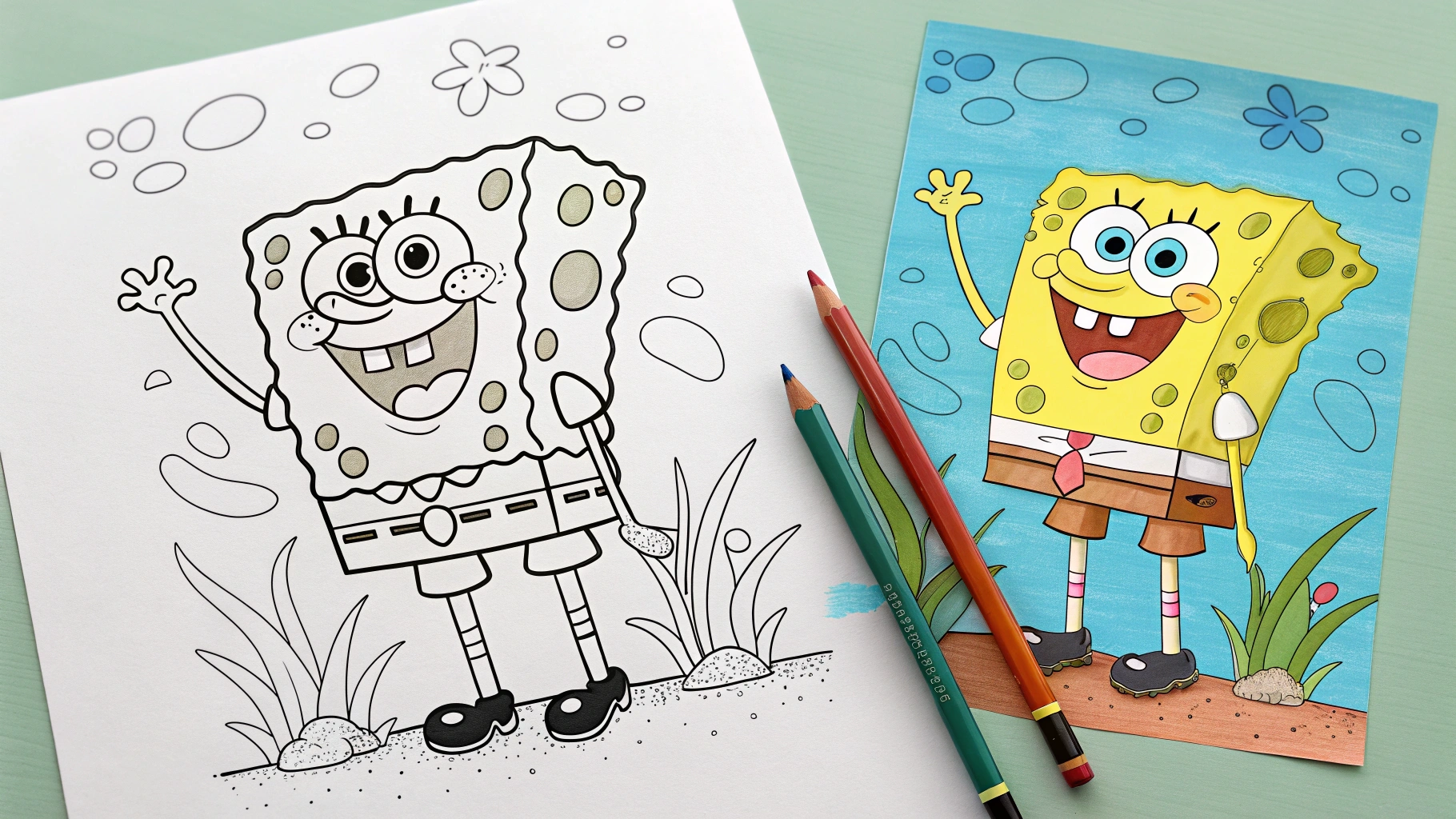 spongebob coloring pages