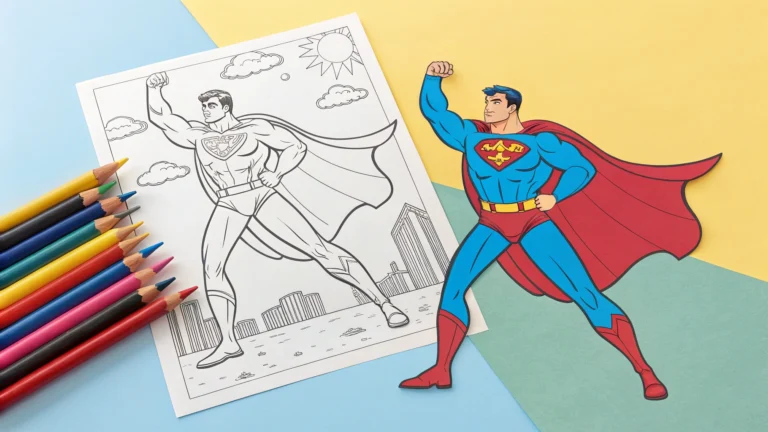 superhero coloring pages​