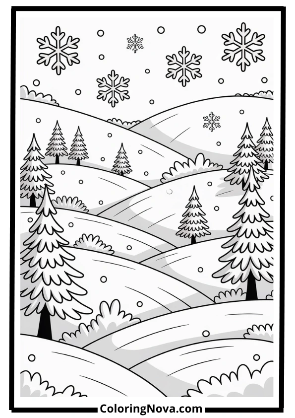 Christmas Ornament Coloring Page