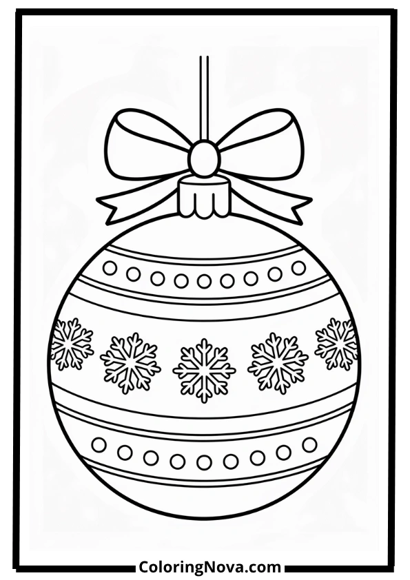 Snowy Hills Coloring Page