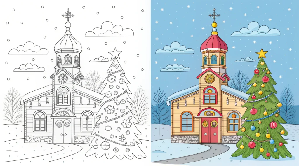 christmas coloring pages