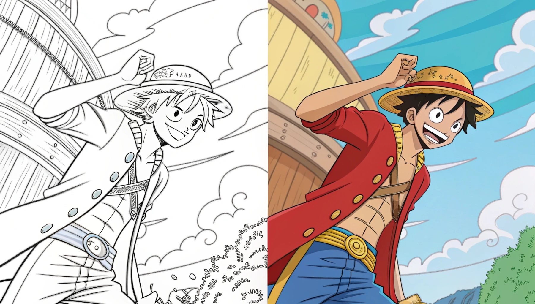 anime coloring pages