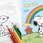 Snoopy Coloring Pages