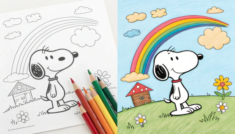 Snoopy Coloring Pages