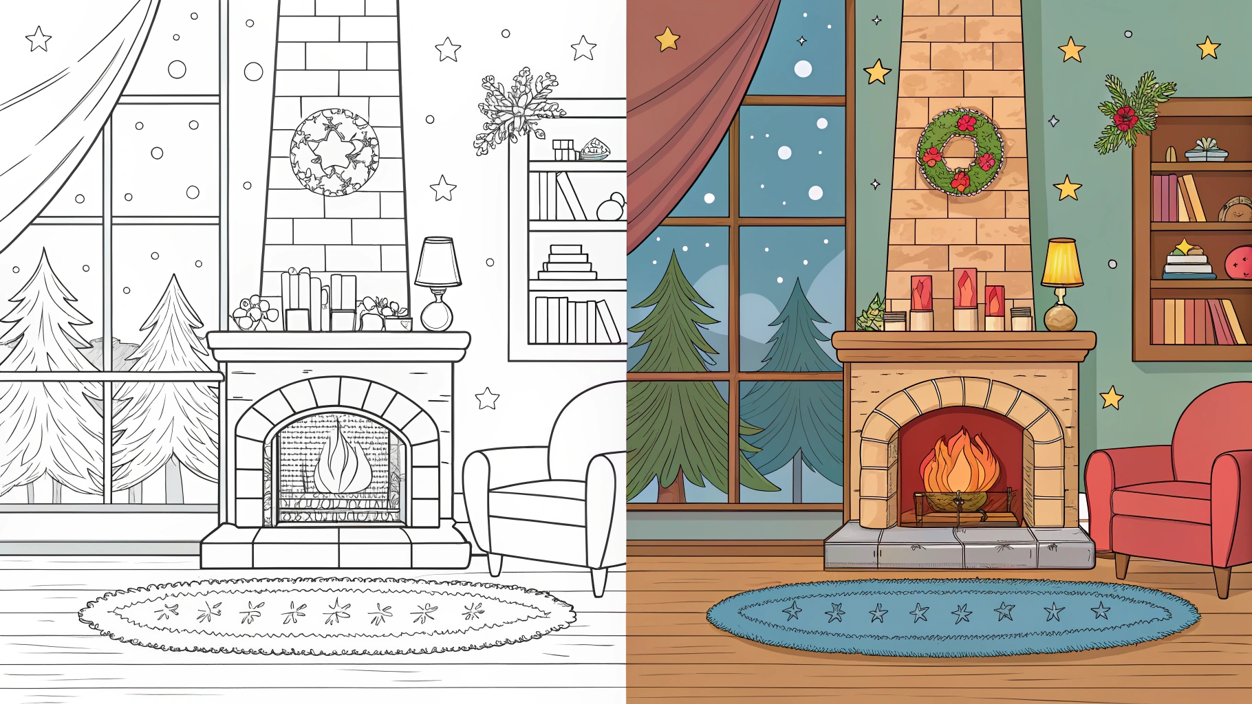 winter coloring pages