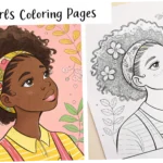 Black Girls Coloring Pages